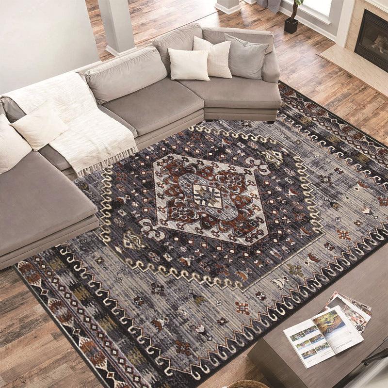 Geometric Pattern Area Rug Bowlift