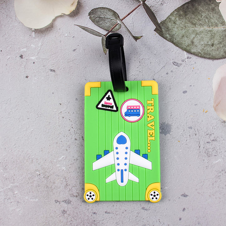 Fun Airplane-Themed Luggage Tag Bowlift