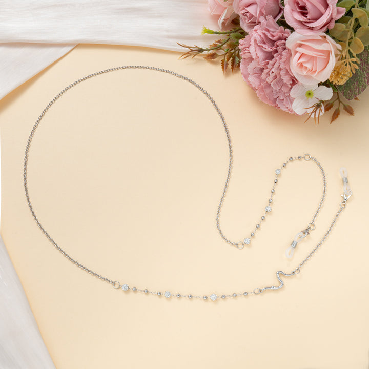 Chic Rhinestone Eyewear Chain Bowlift