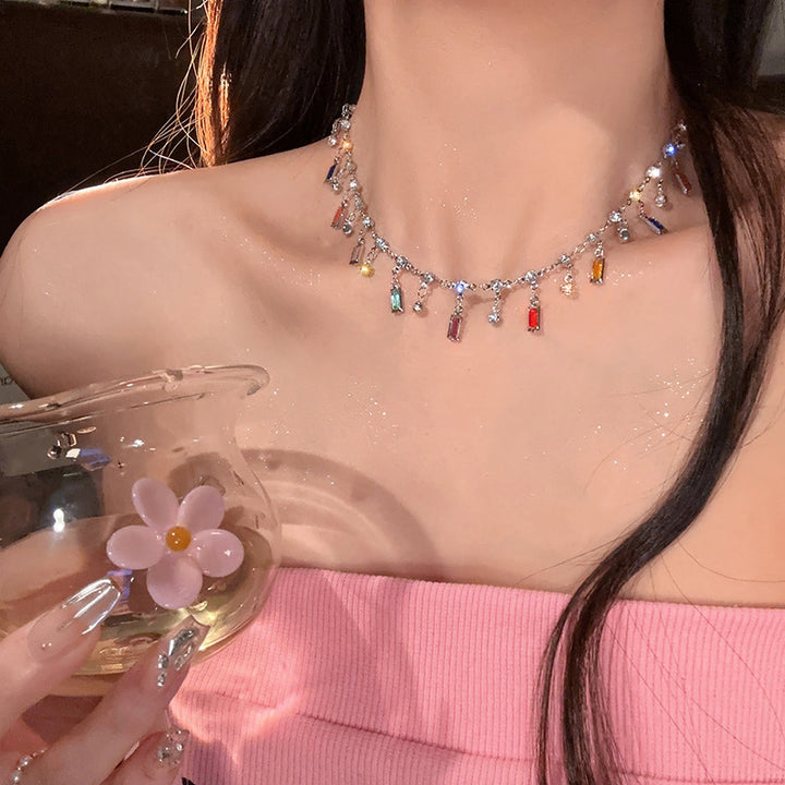 Colorful Charm Statement Necklace Bowlift