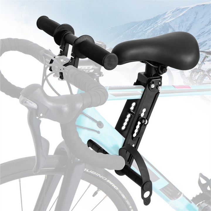 Adjustable Front-Mounted Child Bike Saddle Support Mount Bowlift