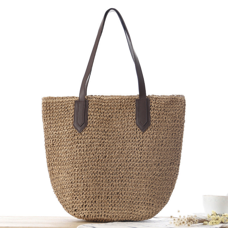 Beach bag with modern macrame design Bowlift