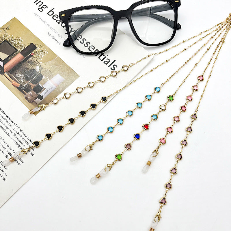 Heart-Shaped Eyewear Chain Bowlift