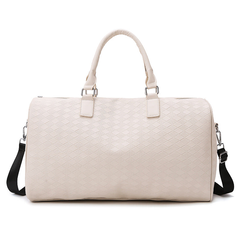 Sporty shoulder bag with structured outer material Bowlift