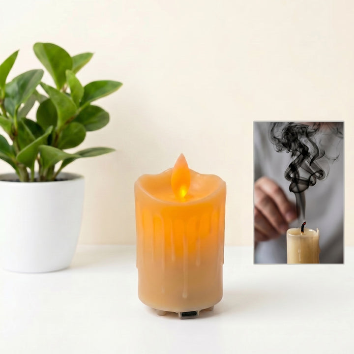 LED Stumpen Candle