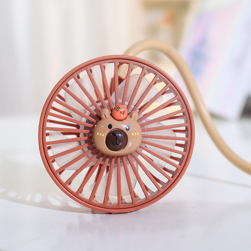 Women Portable Neck Fan with Flexible Design Bowlift