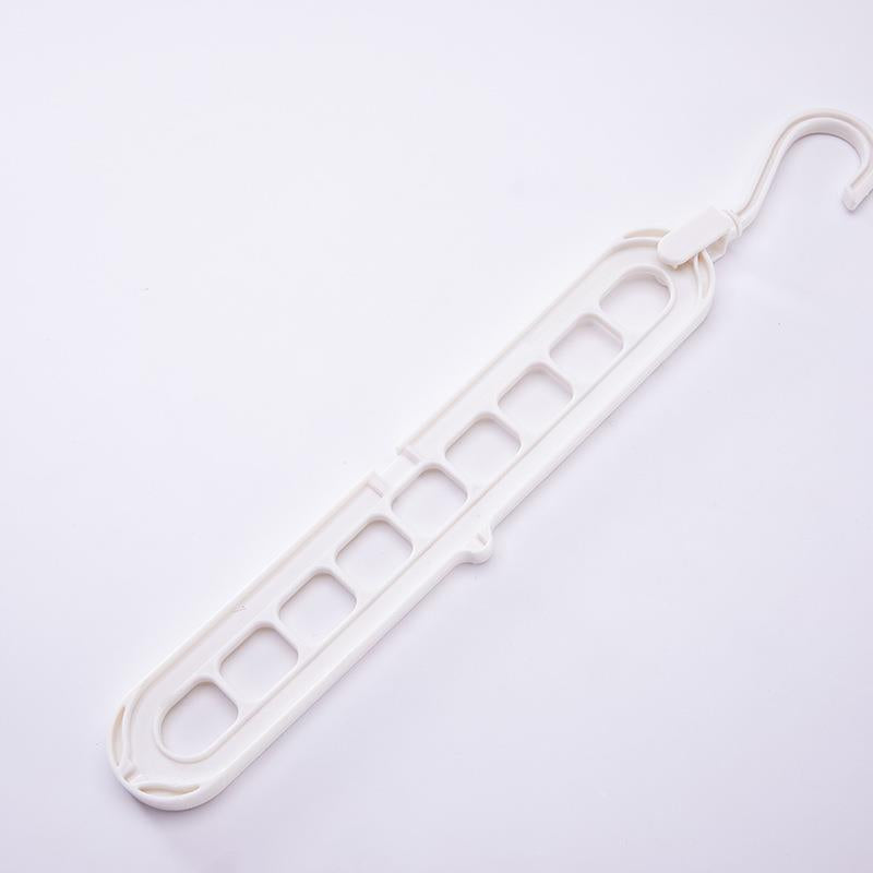 Slim Space-Saving Multi-Slot Trouser And Scarf Organizer Hanger