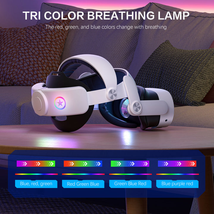 Gaming headset with 3D surround sound and RGB lighting Bowlift