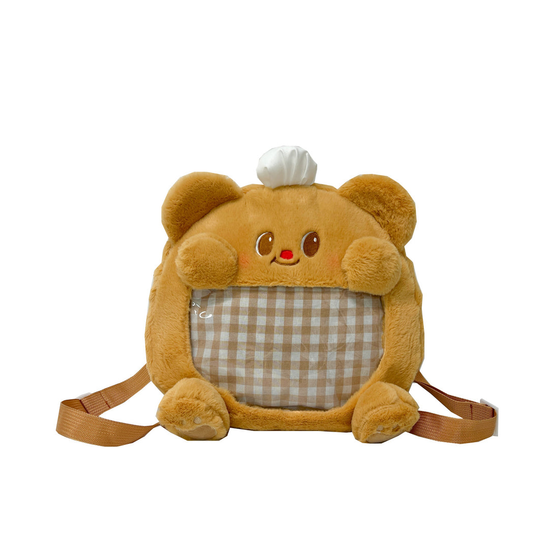 Plush shoulder bag with exclusive animal motif Bowlift