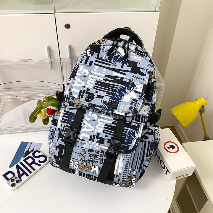 Versatile Graphic Print Backpack