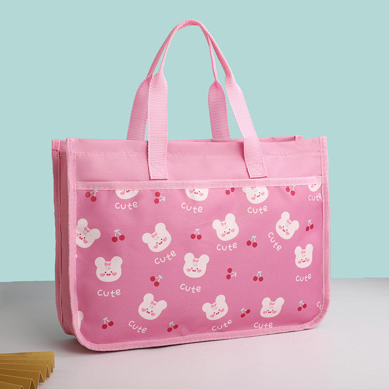 Kids Cute Bunny Print Lunch Bag Bowlift