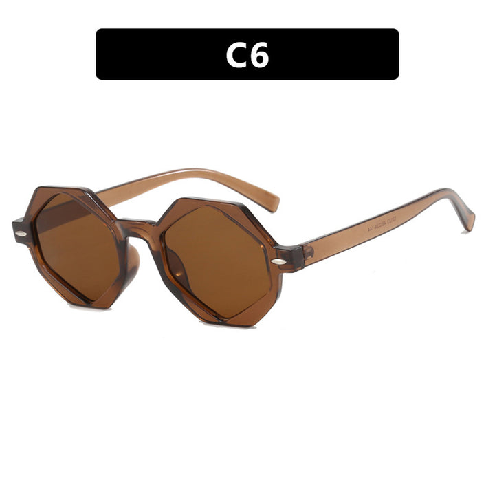 Ladies trendy sunglasses in modern octagonal design Bowlift