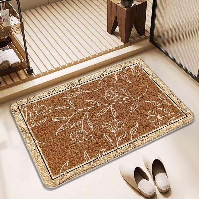 Butterfly-Inspired Decorative Bath Mat Bowlift