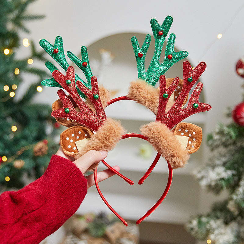 Festive Reindeer Headband Bowlift
