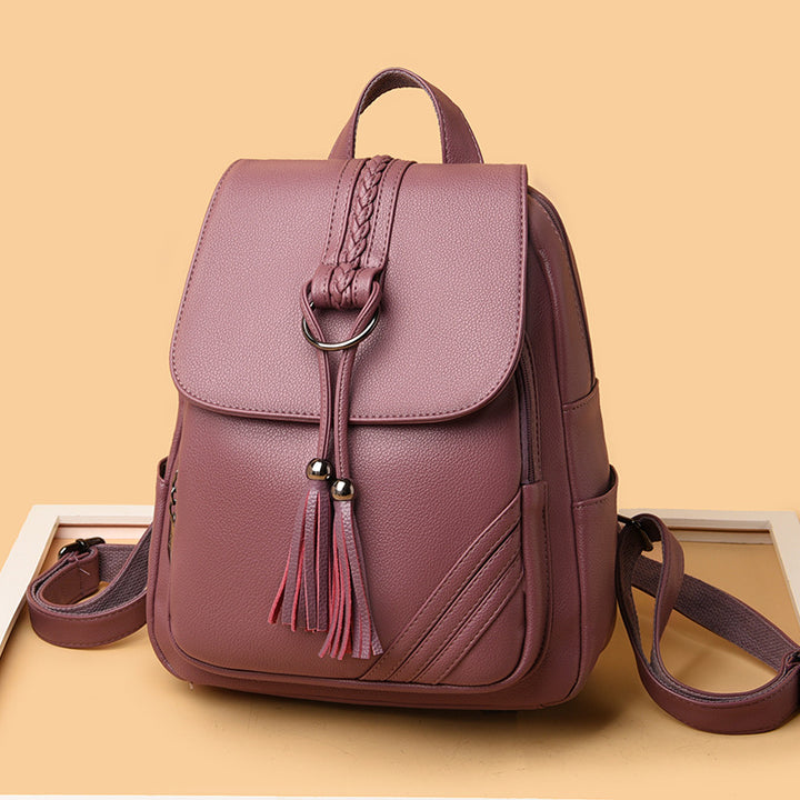 Chic Vintage-Inspired Backpack Bowlift