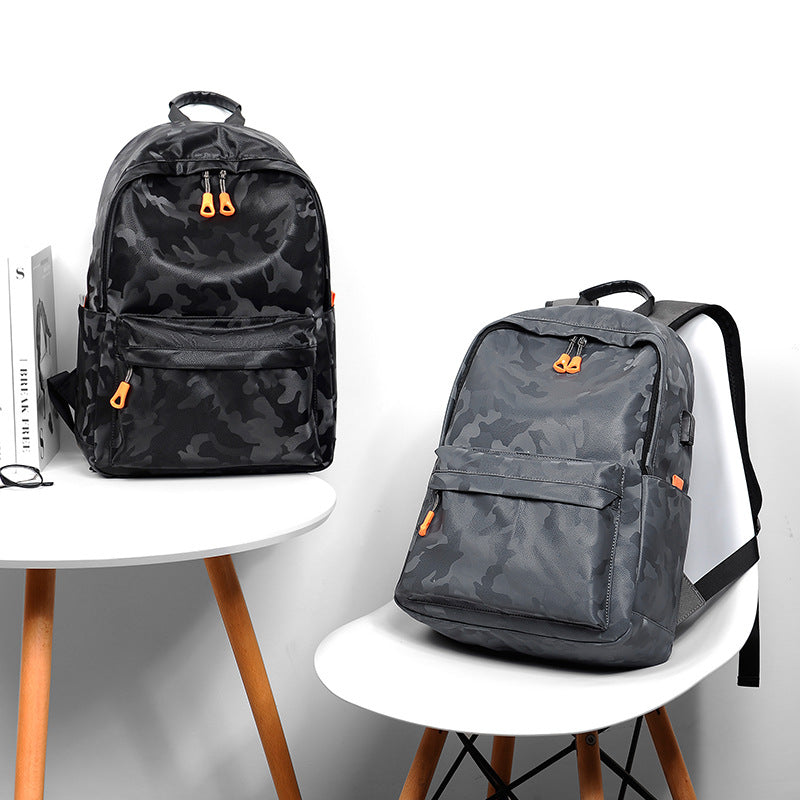 Leisure backpack with breathable mesh inserts and versatile compartments Bowlift