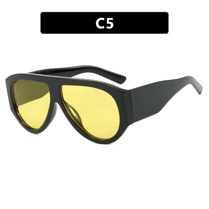 Ladies fashionable sunglasses in modern design with wide frame Bowlift