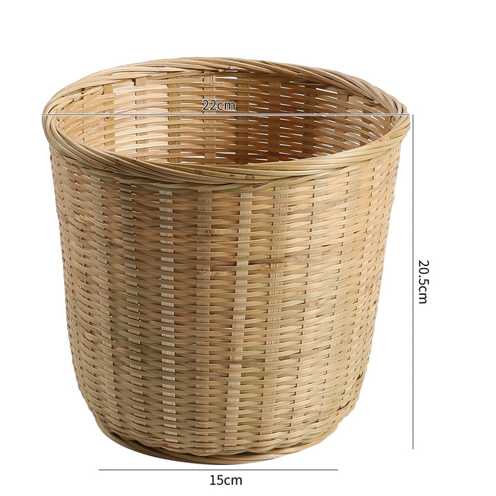 Natural Woven Waste Bin Bowlift