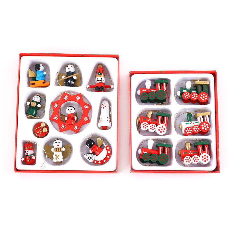 Decorative Christmas Themed Figurine Set Bowlift