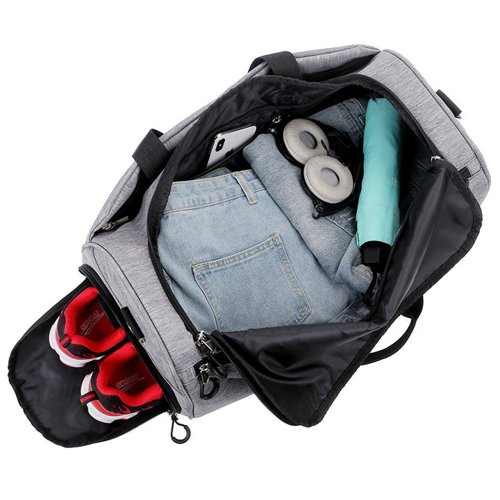 Men's Versatile Sports and Travel Bag with Practical Compartments Bowlift
