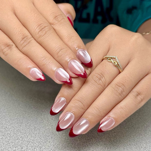 Artificial nails with elegant tip design Bowlift
