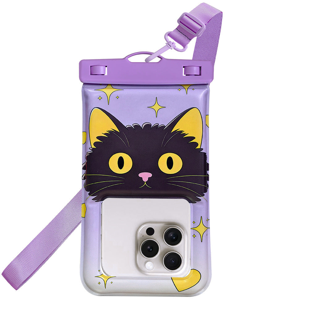 Creative Waterproof Smartphone Bag with Playful Design Bowlift