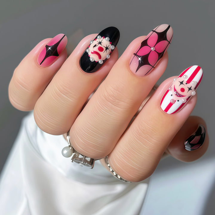 Theatrical Pattern Press-On Nail Set