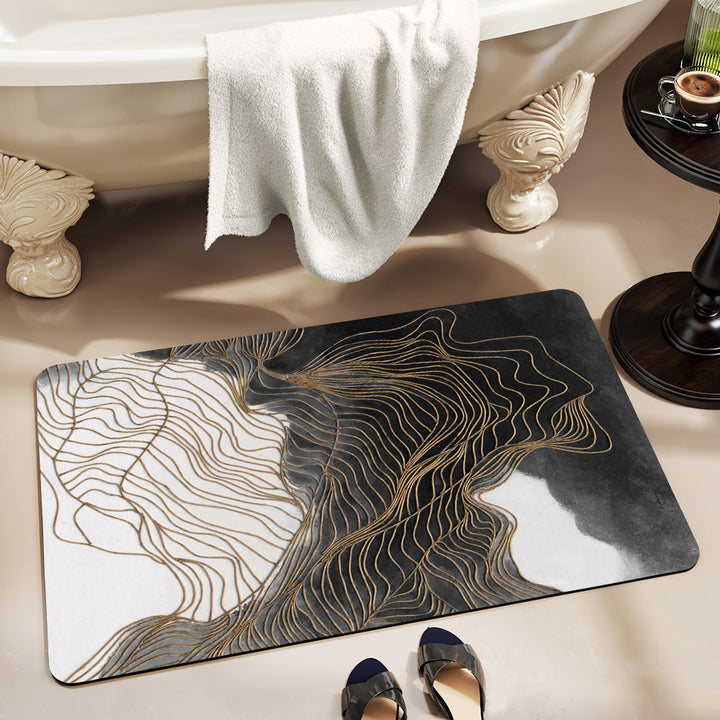 Artistic Bath Mat Bowlift
