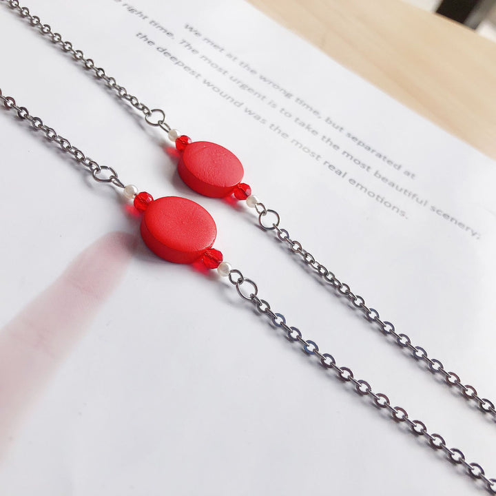 Stylish Dual-Strand Eyewear Holder Chain Bowlift