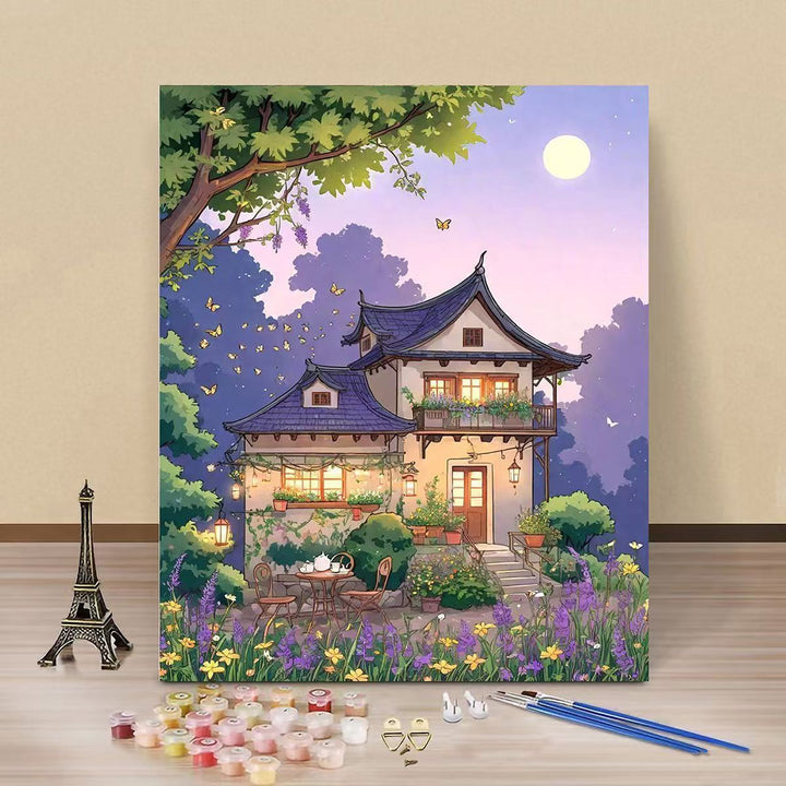 Scenic Garden Paint by Numbers Art Kit Bowlift