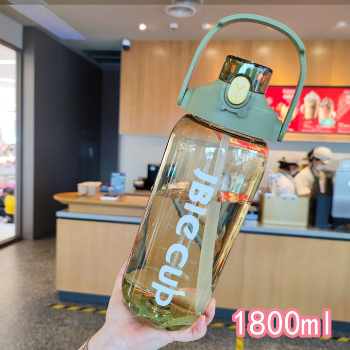 Women's large water bottle with leak-proof lid and straw Bowlift