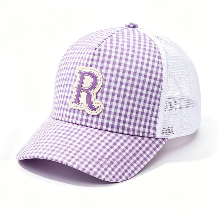 Women's Casual Checkered Beanie Bowlift
