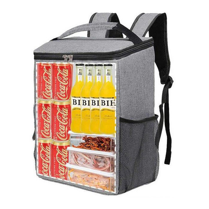 Unisex insulated cooler backpack with large main compartment, front pocket, and silky thermal insulation Bowlift