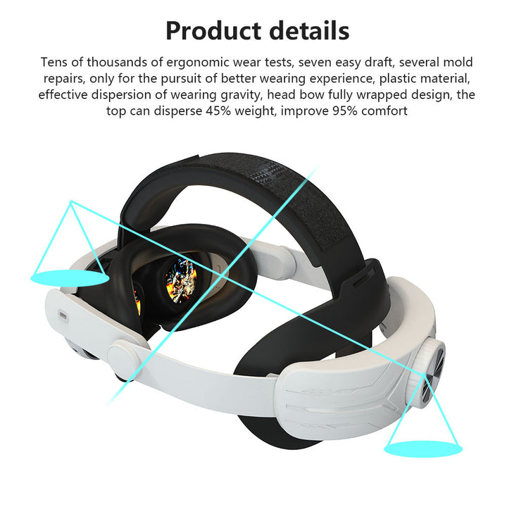 VR-Headset with Adjustable Wearing Comfort Bowlift