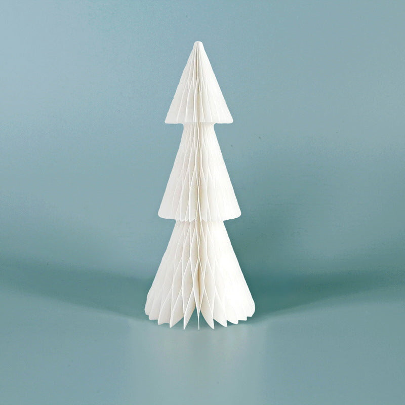 Collapsible Honeycomb Paper Tabletop Christmas Tree Decoration