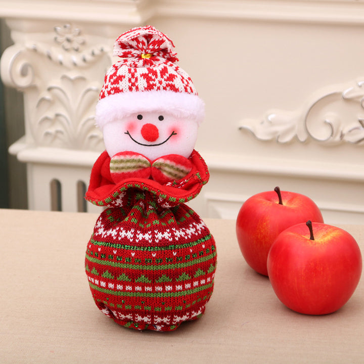 Festive Plush Bear Gift Bag Bowlift