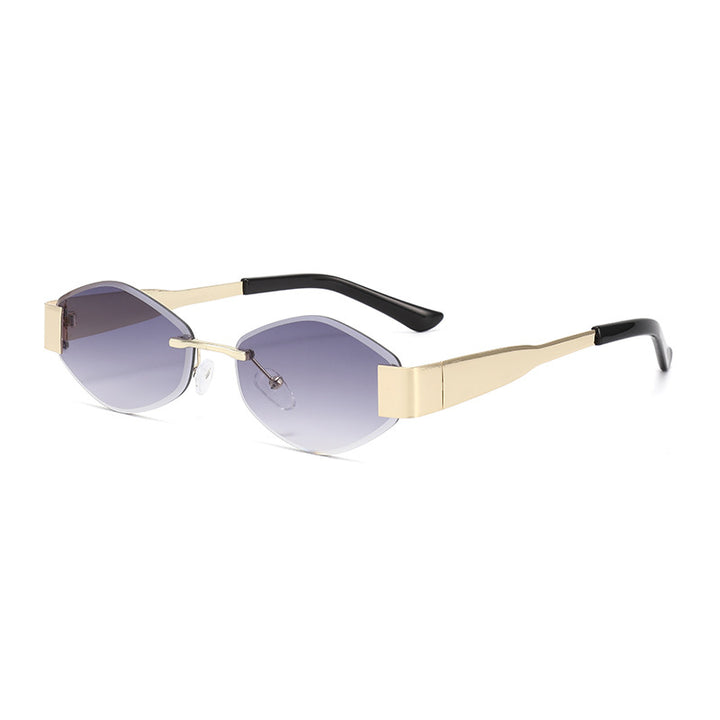 Women's fashionable sunglasses with elegant octagonal frame and UV protection Bowlift