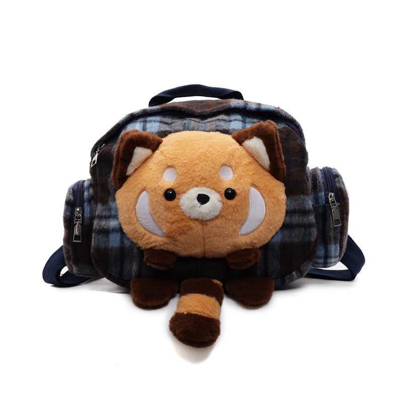 Plush backpack with animal design Bowlift