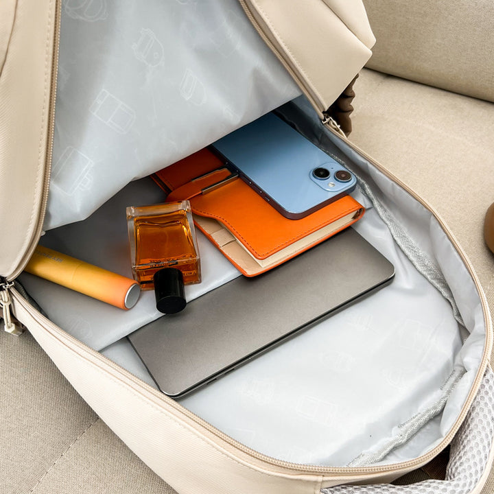 Whimsical Printed Backpack Bowlift