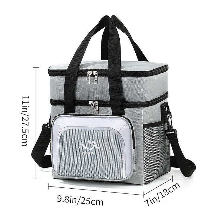 Multi-Compartment Insulated Lunch Cooler Bag Bowlift