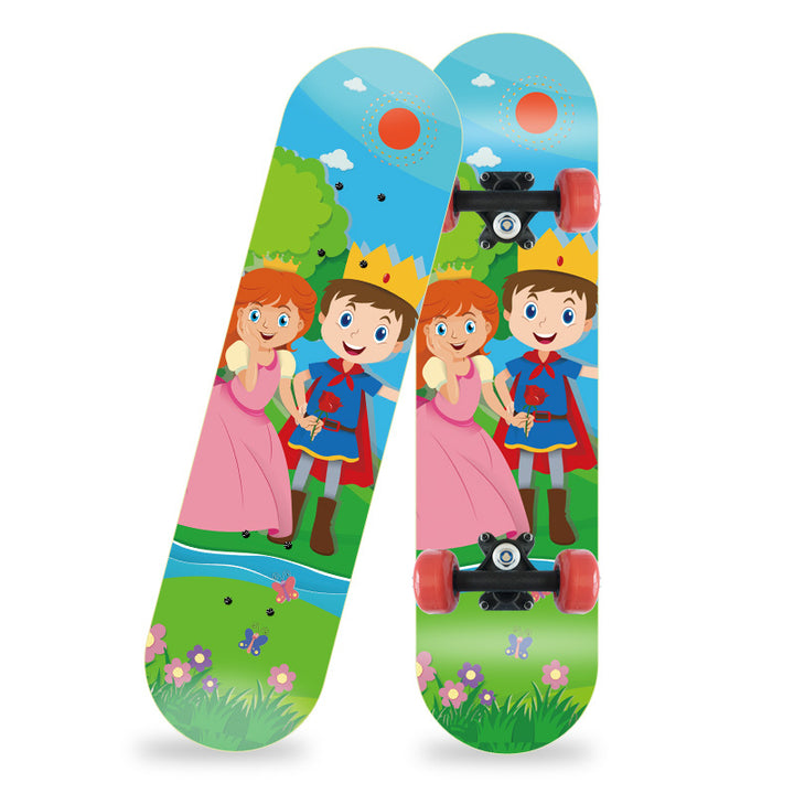 Cartoon-Inspired Mini Skateboard Bowlift
