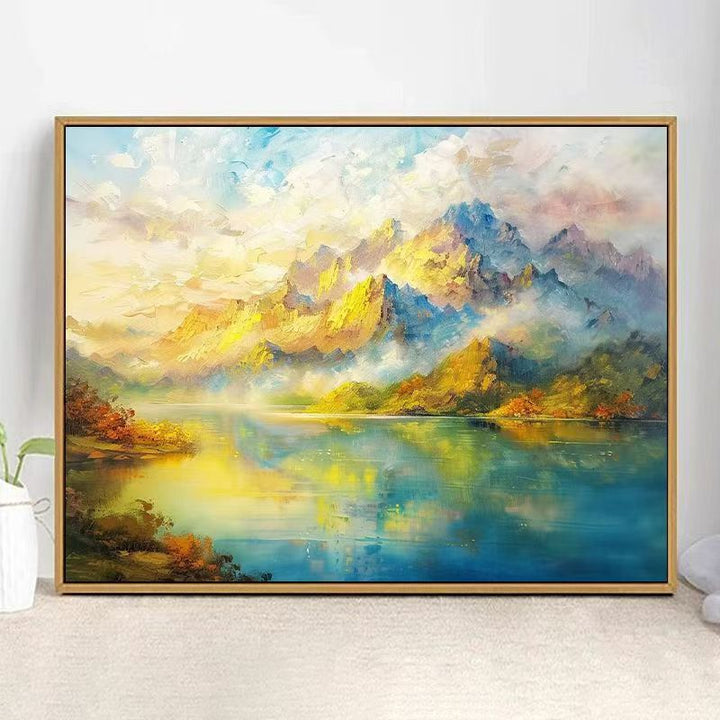 Majestic Mountain Landscape Art Print Bowlift