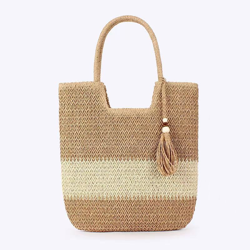 Hand-knotted Seasonal Beach Bag Bowlift