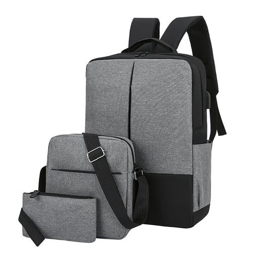 Multi-Compartment Travel Backpack with Detachable Pouch Bowlift