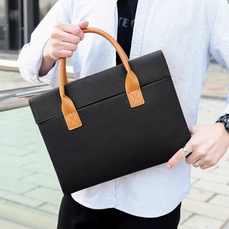Modern Structured Laptop Tote Bag Bowlift