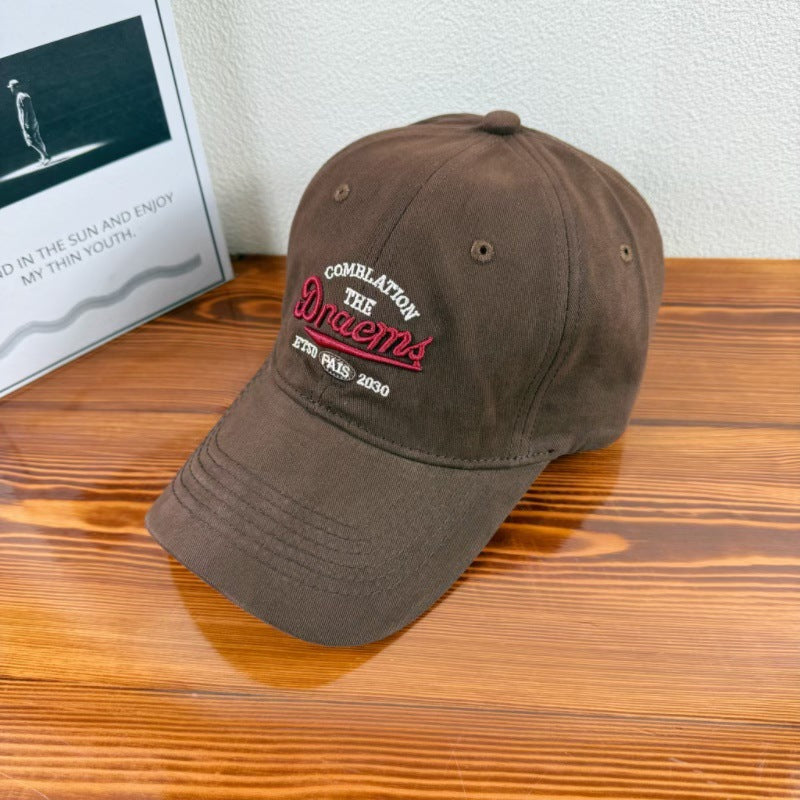 Men's Embroidered Casual Adjustable Baseball Cap Bowlift