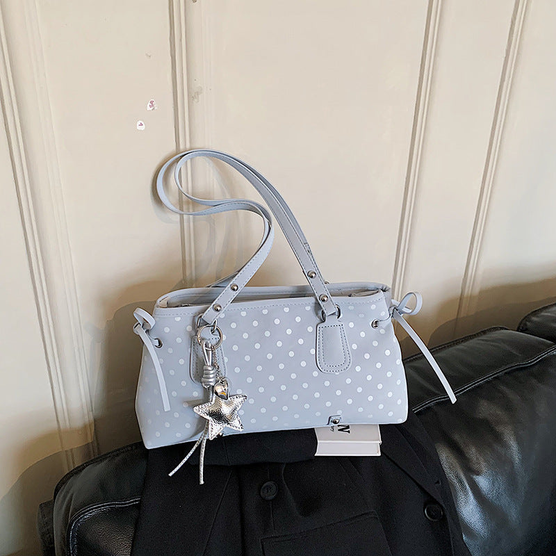 Trendy Polka Dot Handbag Bowlift