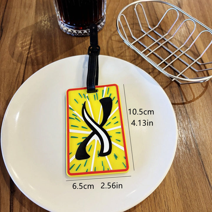 Personalized Alphabet Luggage Tag Bowlift