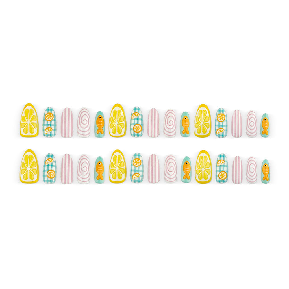 Fruit-designed artificial nails Bowlift