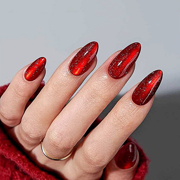 Artificial nail set with glossy design Bowlift